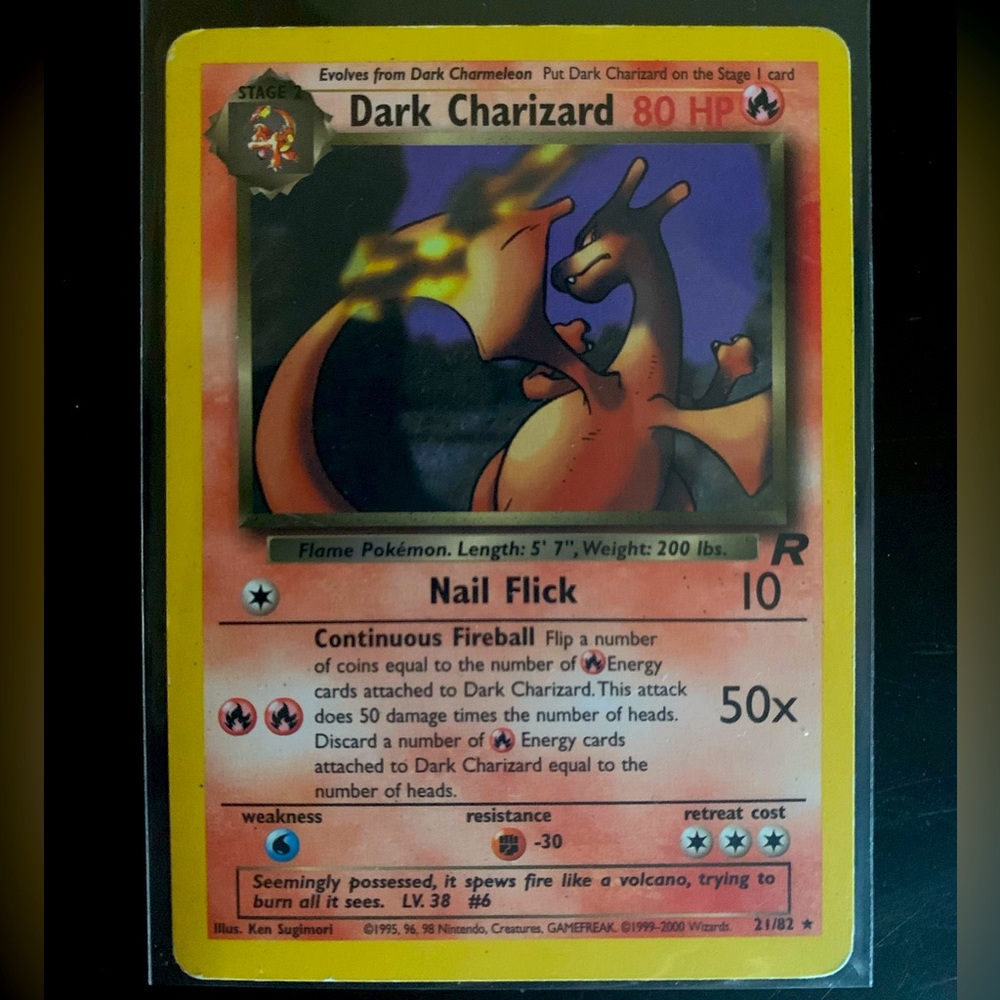Pokémon DARK CHARIZARD - Team Rocket 21/82